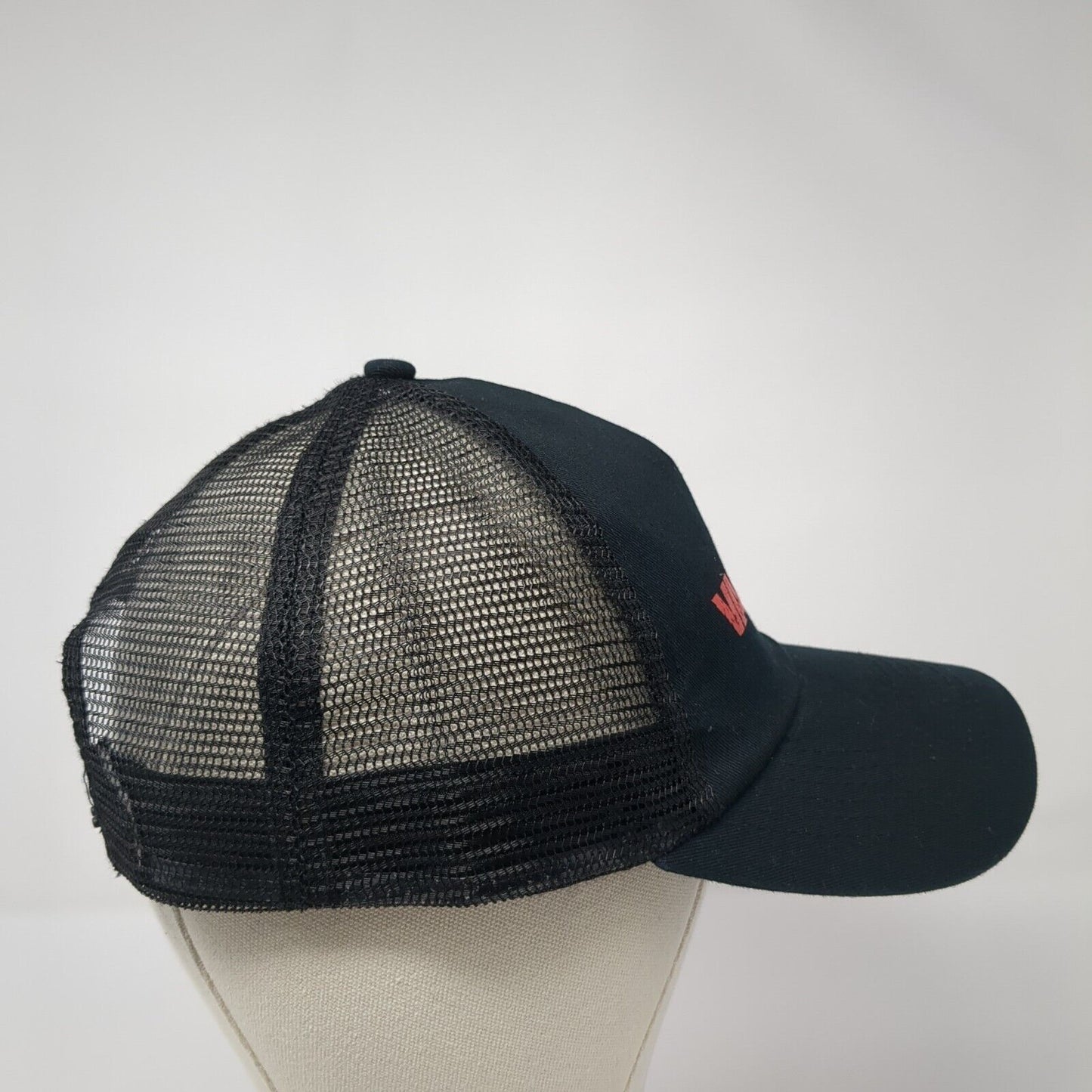 Vangogo Snapback Trucker Hat Black One Size Adjustable Mesh Back Hit Wear