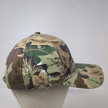 Otto Baseball Cap Green Camo One Size Meridian Drafting Design Strapback Hat