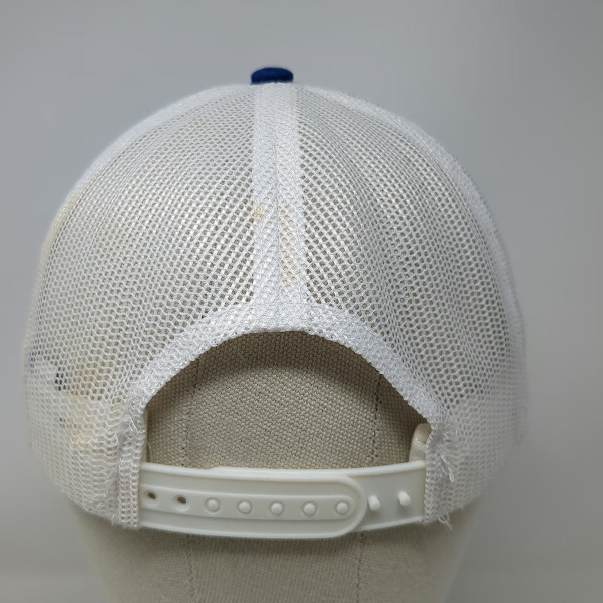 Port Authority Trucker Hat Blue One Size Lakeview Golf Club Mesh Snapback Golf