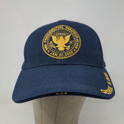 George W. Bush 55th Presidential Inauguration Men's Strapback Hat Blue OSFA VTG