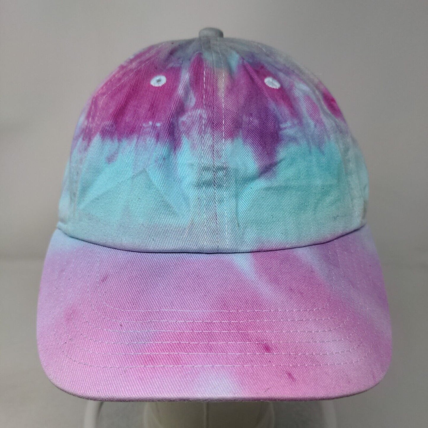 Gelante Slideback Hat Multicolor OSFA Tie Dye Vented Holes 6 Panel Cotton