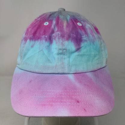 Gelante Slideback Hat Multicolor OSFA Tie Dye Vented Holes 6 Panel Cotton