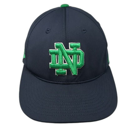 Notre Dame Fighting Irish NCAA Zephyr Cap Blue L Indiana State Shamrock Hat