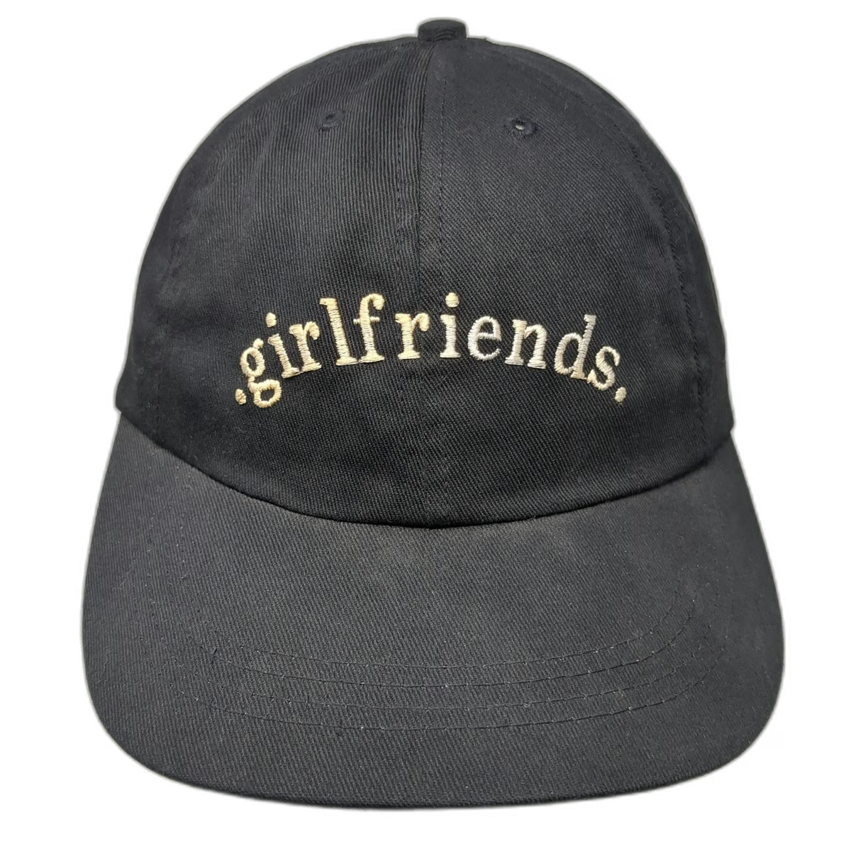 APS Baseball Cap Black One Size Strapback Girlfriends San Francisco Hat Cotton