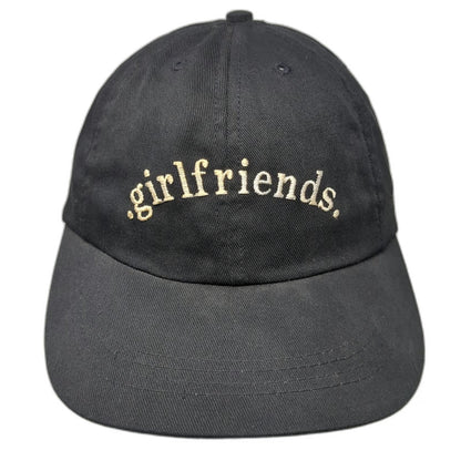 APS Baseball Cap Black One Size Strapback Girlfriends San Francisco Hat Cotton