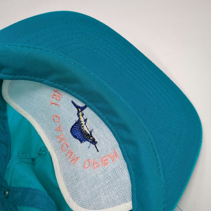 Designer Award Headwear Trucker Blue One Size Hat Marlin Rope Snapback Cancun
