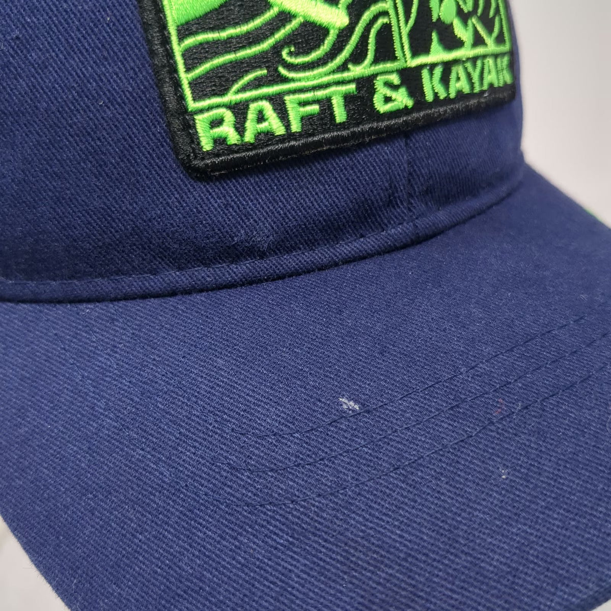 Vie Trucker Hat Blue One Size Idaho Payette River Cascade Raft Kayak Mesh Back