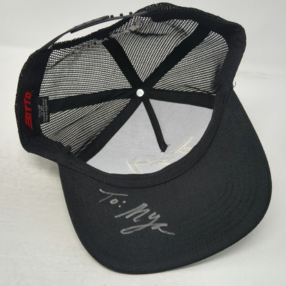 OTTO Warren Zeiders Signed Trucker Hat Black OS Autographed Mesh Snapback Bolt