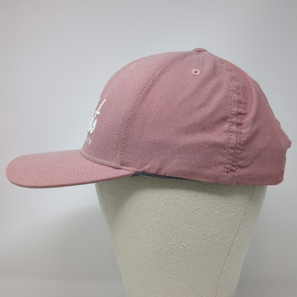 TravisMathew Snapback Hat Pink One Size Buckets Golf Pattern Undervisor Flexfit