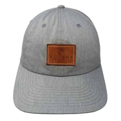 Richardson Baseball Cap Gray One Size Volans Tequila Leather Patch Strapback Hat