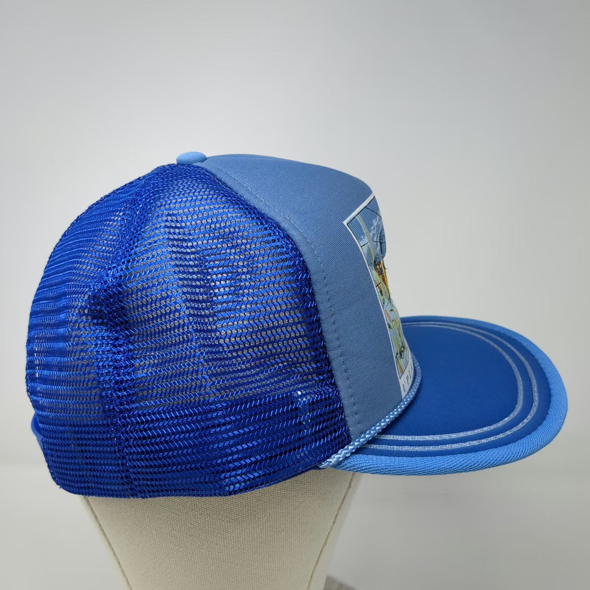 Idaho First Issue Trucker Hat Blue One Size 1987 Pheasant Game Permit Mesh Back