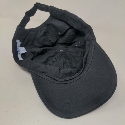 Port & Company Slideback Hat Black One Size Adjustable Vented Holes Blank
