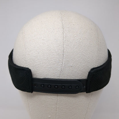 Costa Vida Patch Snapback Sun Visor Hat Black One Size Adjustable