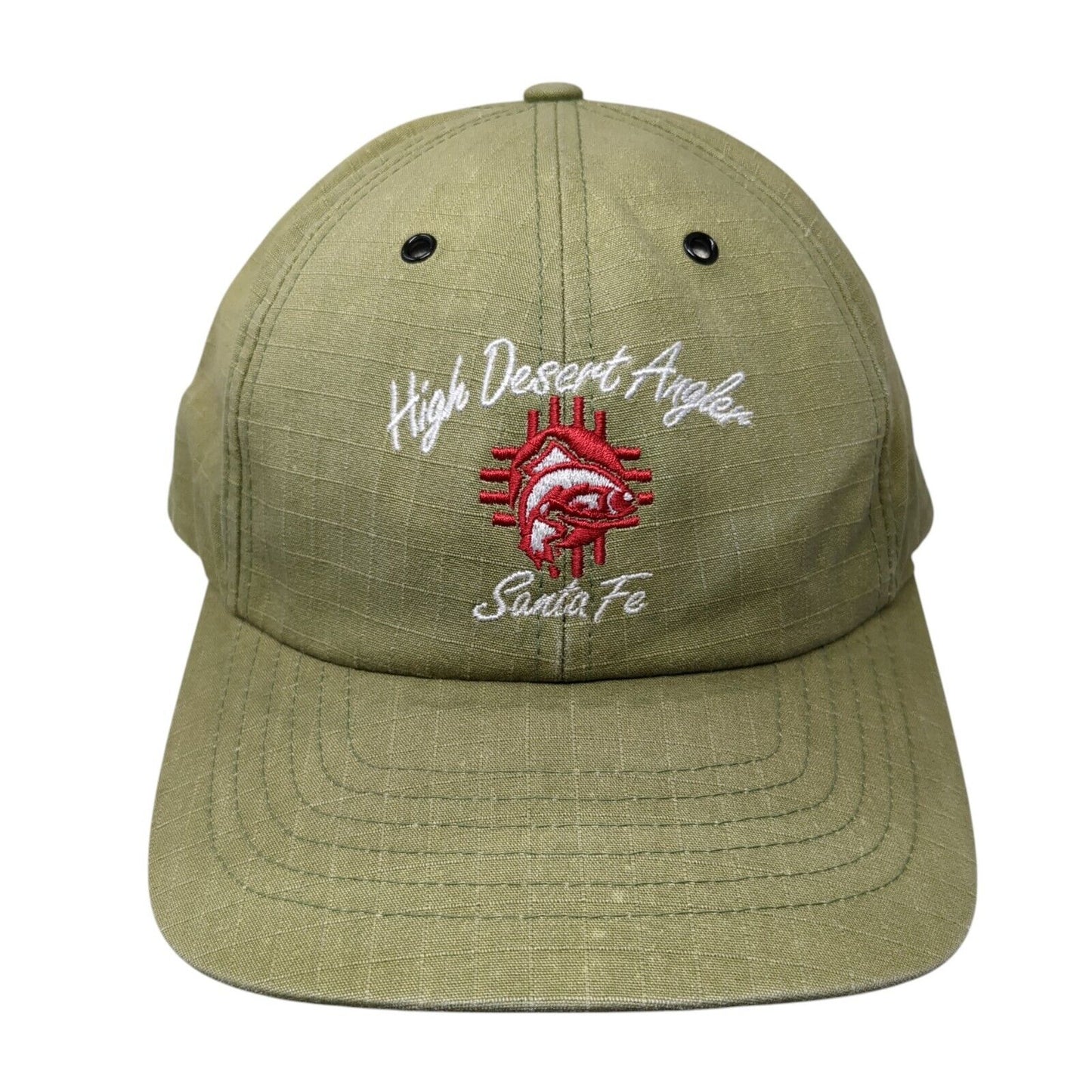 High Desert Angler Santa Fe Slideback Hat Green One Size Richardson