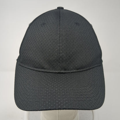 Augusta Sportswear Fitted Hat Black Medium Solid Blank Outdoor 6 Panel
