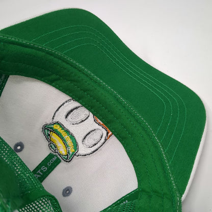 Oregon Ducks NCAA Zephyr Trucker Hat White Green One Size Mesh Snapback Mascot