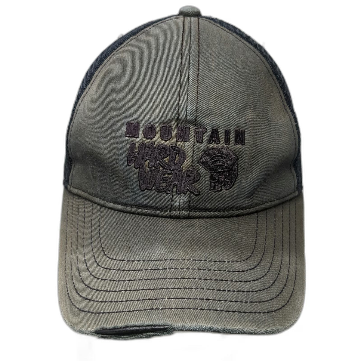 Mountain Hardwear Trucker Hat Gray One Size Mesh Snapback Outdoor Logo Cap