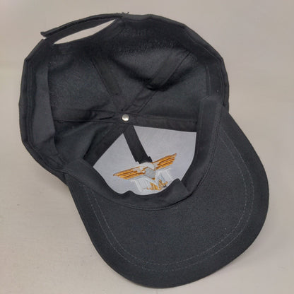 TMT By Team Builders Strapback Hat Black One Size Adjustable Embroidered 6 Panel