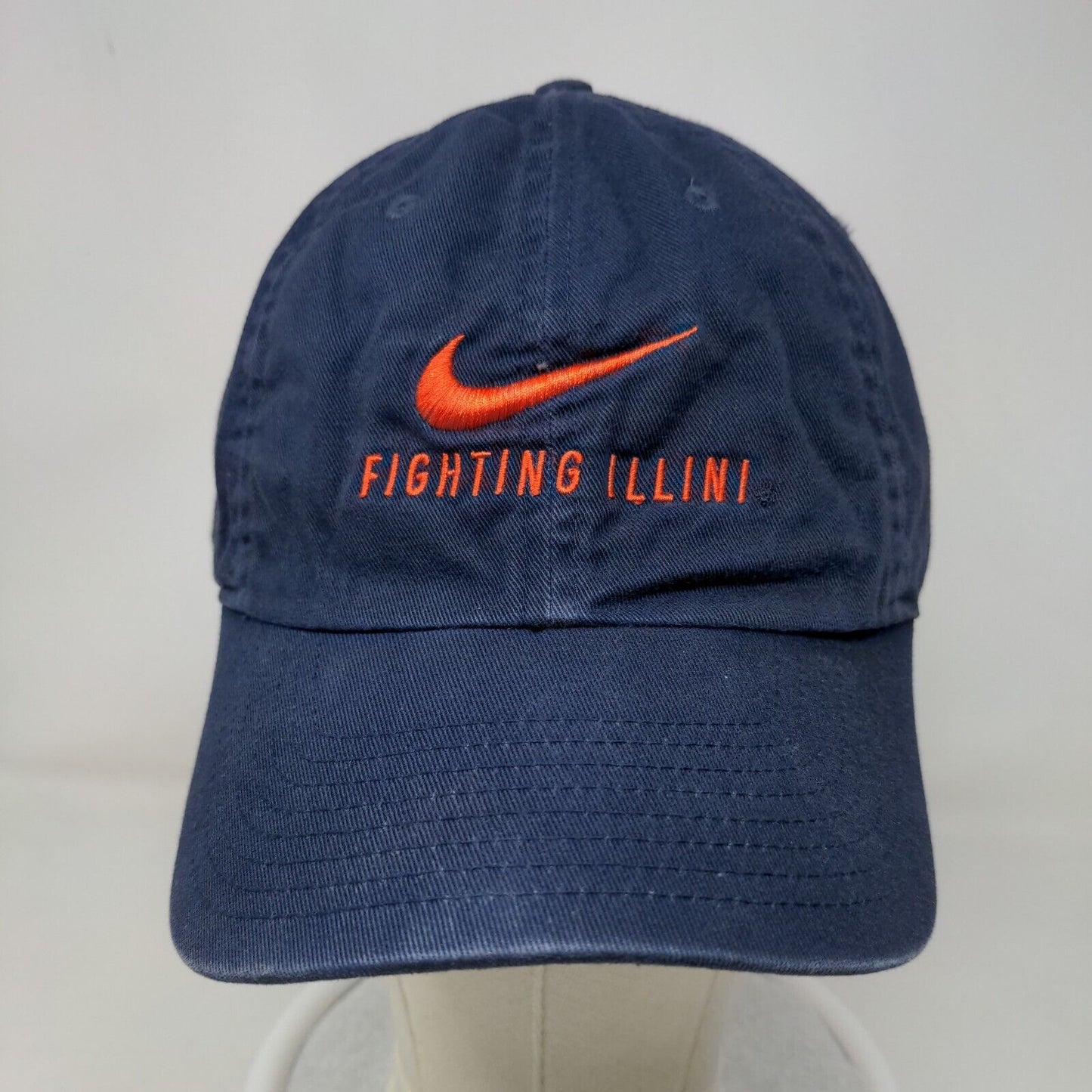 Nike S1ze Heritage 86 Men's Slideback Hat Blue OSFM Fighting Illini Illinois