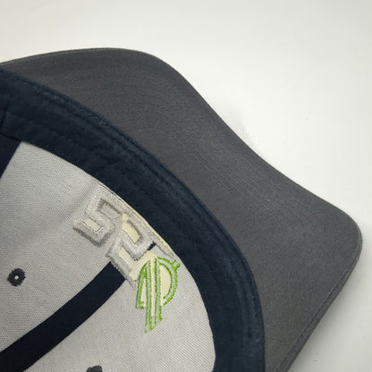 Yupoong Trucker Hat Gray Blue One Size Mesh Snapback AgQuest 25th Anniversary