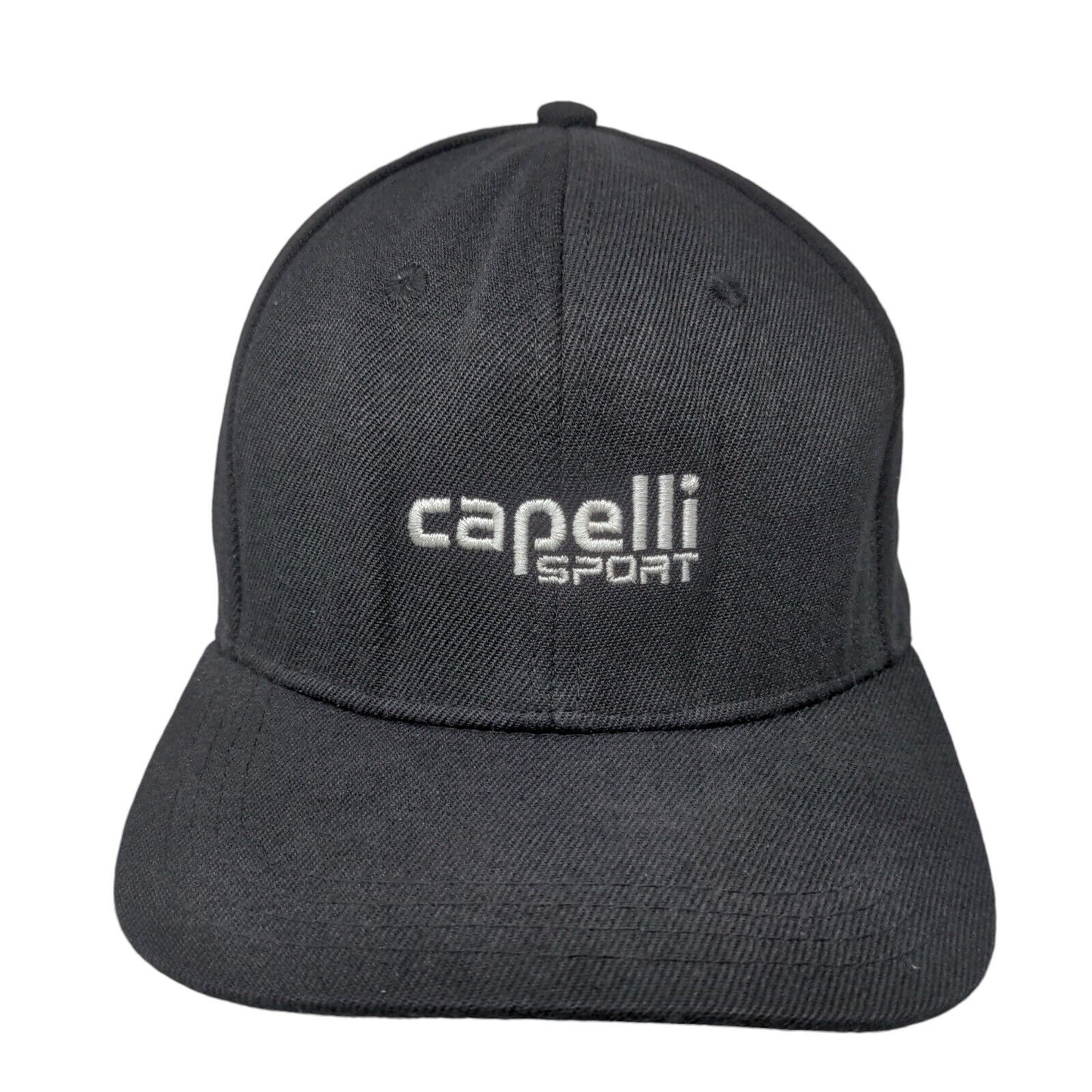Capelli Sport Snapback Hat Black Adult One Size Embroidered Adjustable