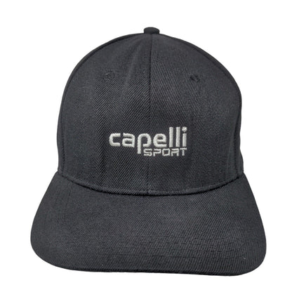 Capelli Sport Snapback Hat Black Adult One Size Embroidered Adjustable