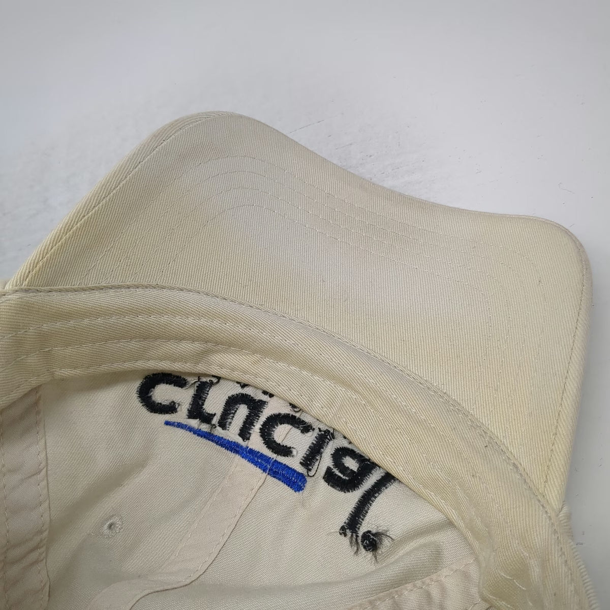 Toppers Crucial Technology Baseball Cap Beige Black Blue One Size Slideback Hat