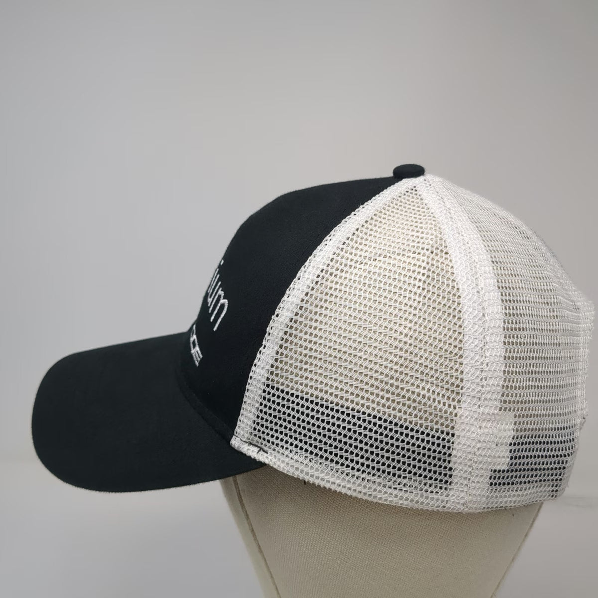 Trucker Hat Black One Size DaTrium Insane Mode Embroidery Mesh Back Snapback Hat