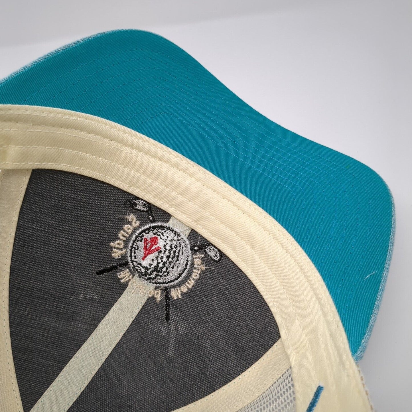 Sandy McLeod Memorial Mesh Back Trucker Hat Blue M/L Spurs & Spikes