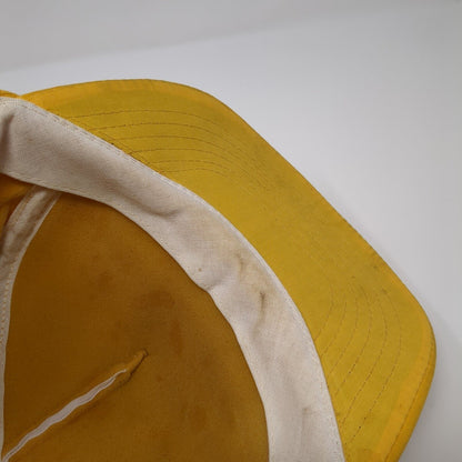 I'm So Horny The Crack of Dawn Snapback Hat Yellow One Size Adjustable Cotton