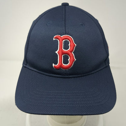 Boston Red Sox MLB OC Sports Baseball Cap Hat Blue One Size Mesh Logo Strapback