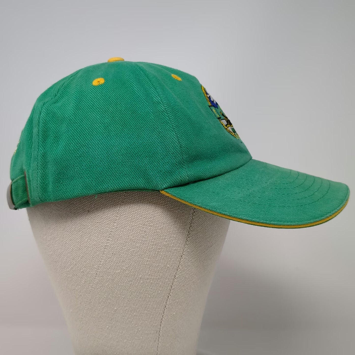 Baseball Cap Green One Size Kerry Ireland GAA Crest Embroidered Hat Slideback