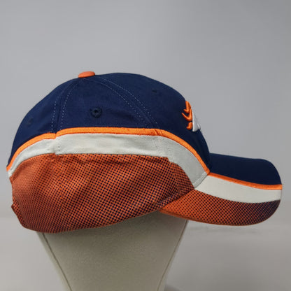 Reebok Denver Broncos NFL Blue Orange White OSFM Strapback Cotton Logo Cap Hat