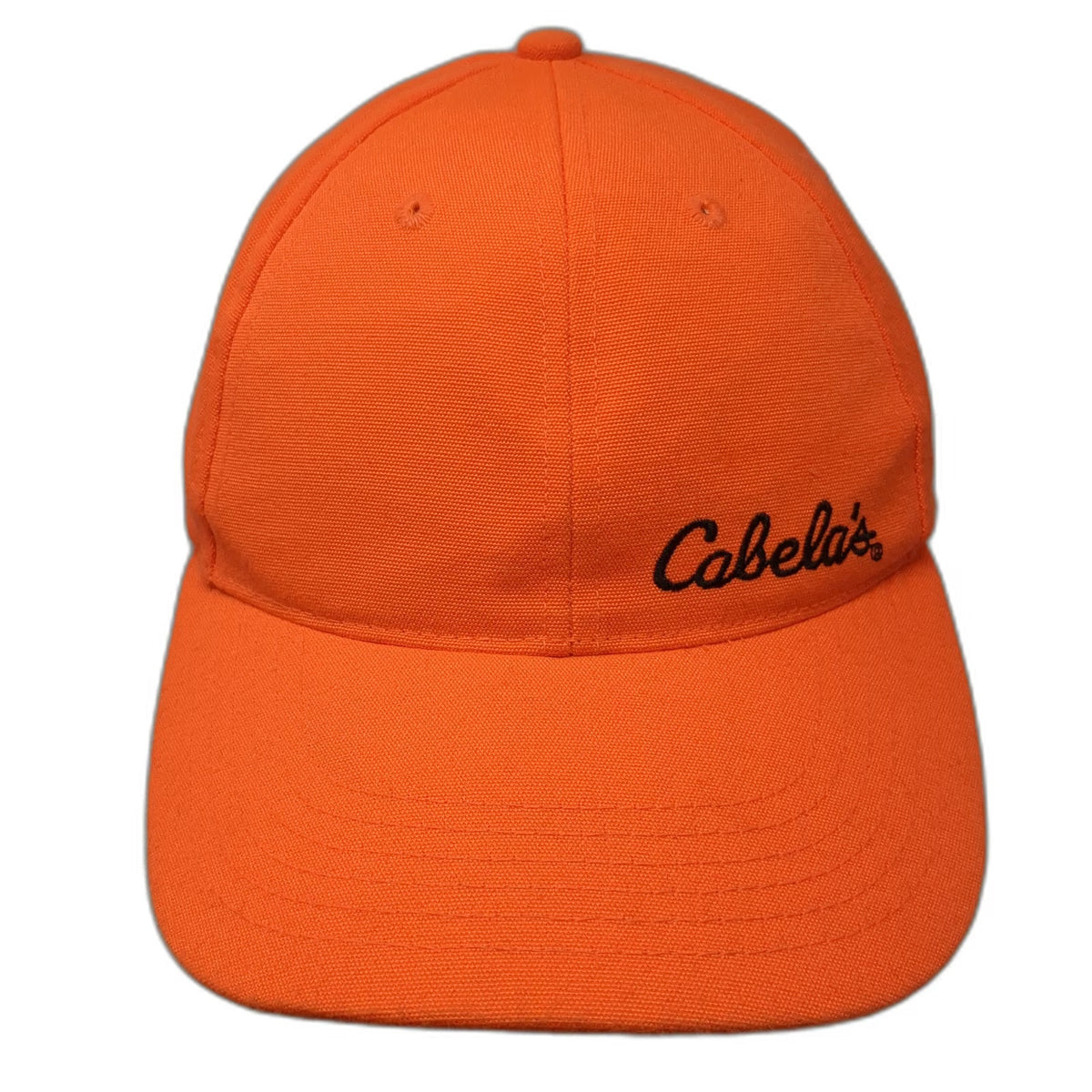 Cabela's Baseball Cap Orange One Size Strapback Adjustable Blaze Hunting Hat