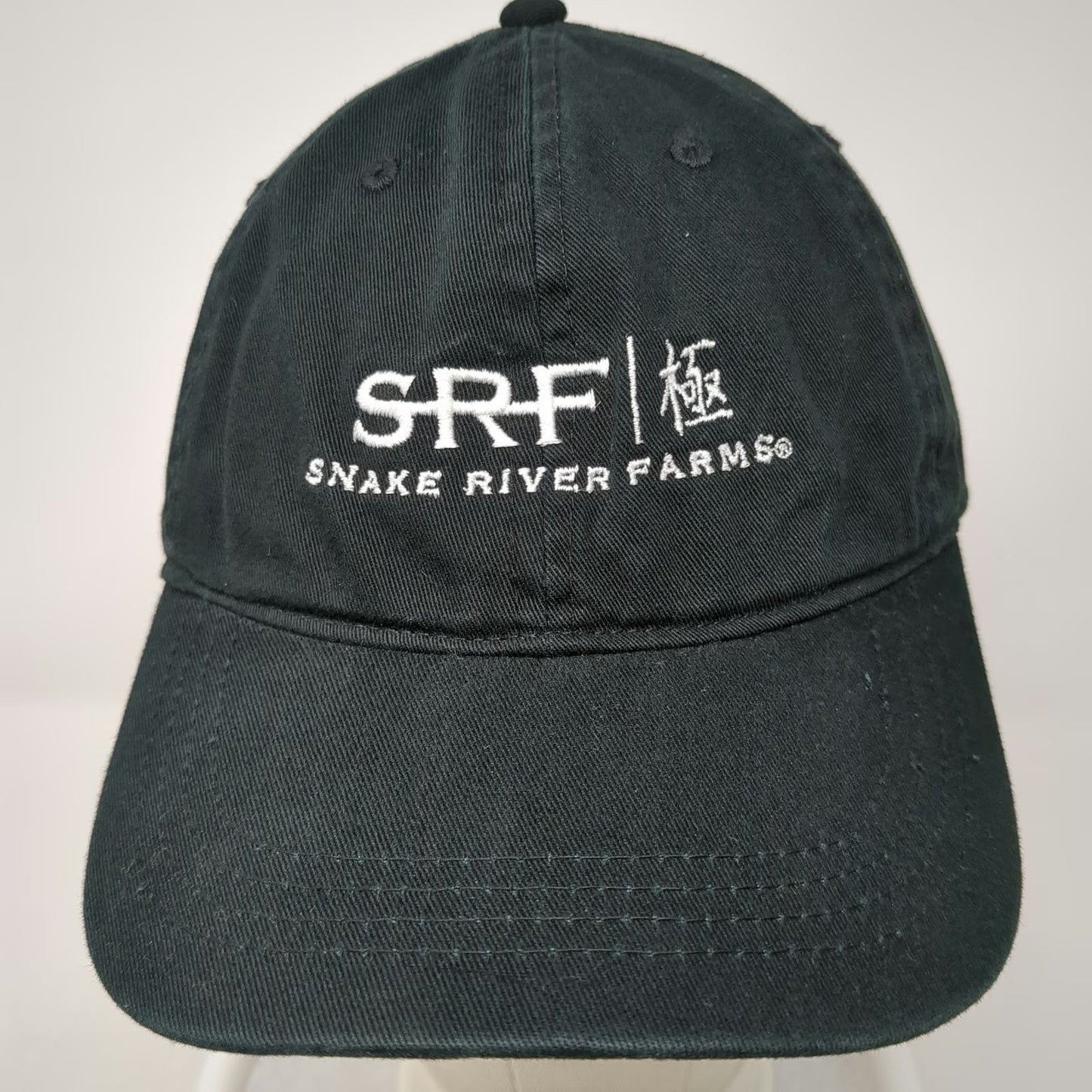 Outdoor Baseball Cap Black One Size Snake River Farms SRF Slideback Buckle Hat