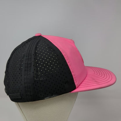 Melin Trucker Hat Pink S Hydro Neon Collection Perforated Snapback Palm Trees