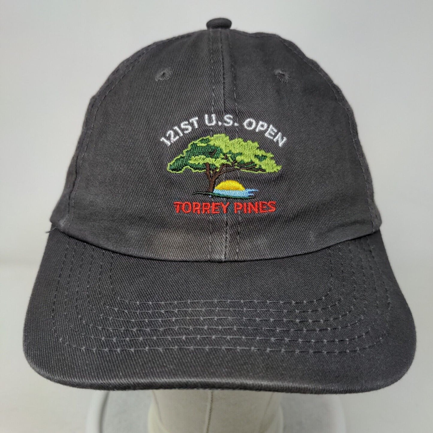 121st US Open Torrey Pines USGA Member Slideback Hat Gray One Size 6 Panel