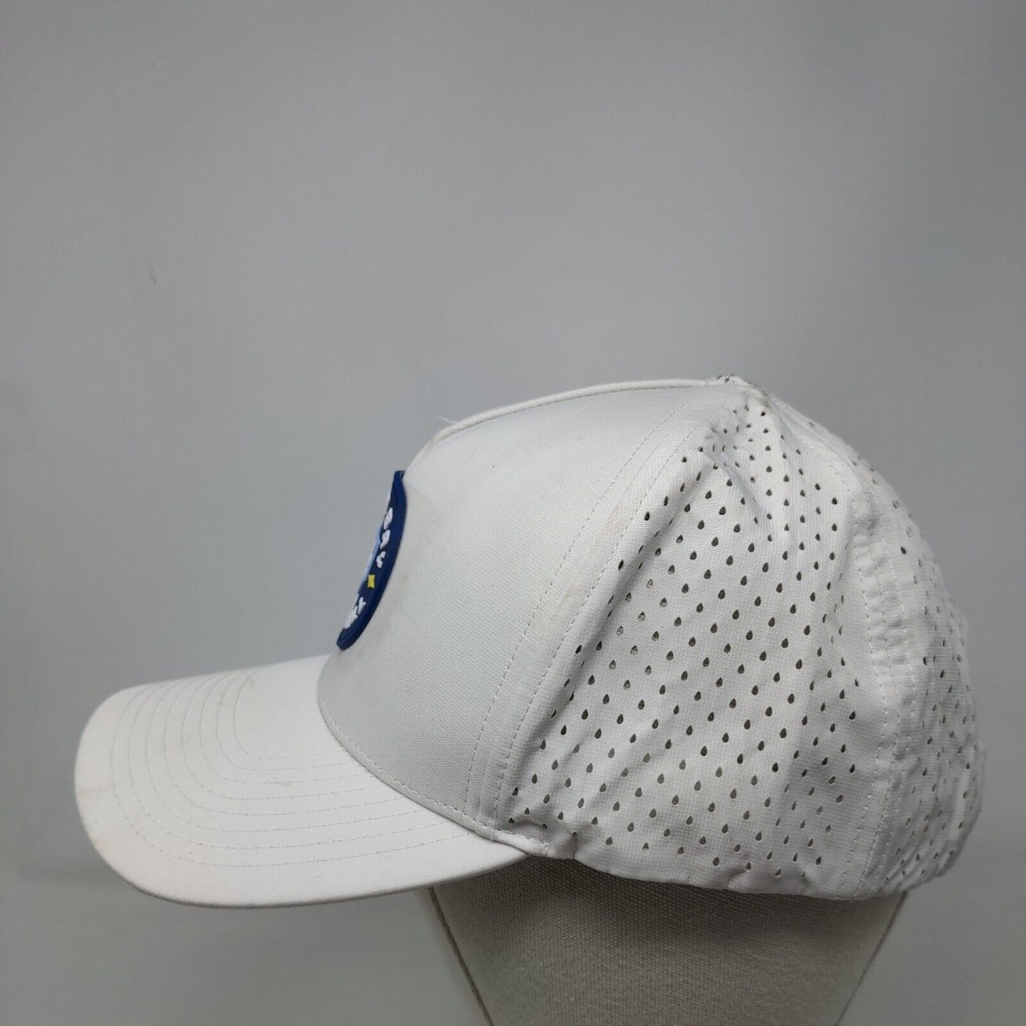 Tampa Bay Baseball Snapback Hat White One Size Breathable Zapped Blackhawk