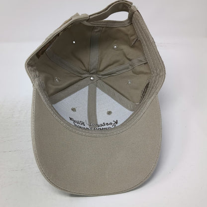 Dri Duck Beige Baseball Cap One Size Kootenai River Campground Montana Fish Hat