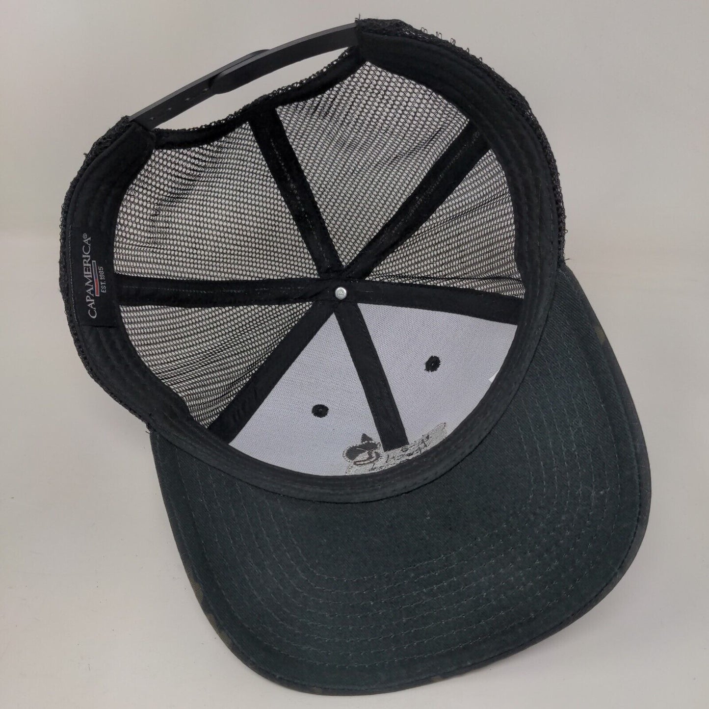 Duty Honor Country Snapback Mesh Back Trucker Hat Camo One Size Cap America