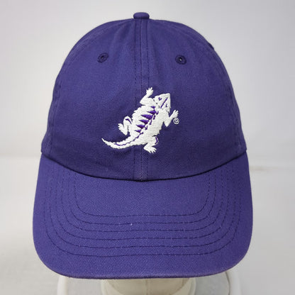 Baseball Cap Purple One Size TCU London Horned Frogs Mascot Hat Texas Christian
