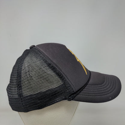 Lightning Horse Snapback Mesh Back Rope Trucker Hat Black One Size Nissun