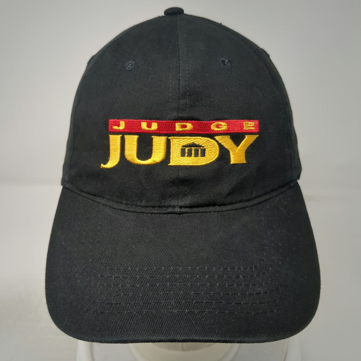 Apollo USA Judge Judy Baseball Cap Black One Size Slideback Hat TV Show Logo
