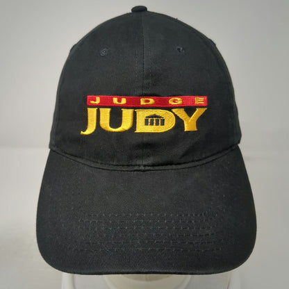 Apollo USA Judge Judy Baseball Cap Black One Size Slideback Hat TV Show Logo