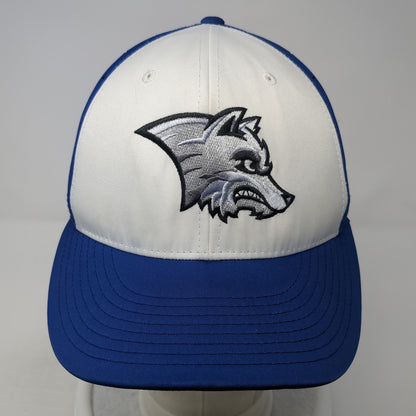 Godfrey Timberwolves Fitted Baseball Cap Blue Medium Embroidered Richardson