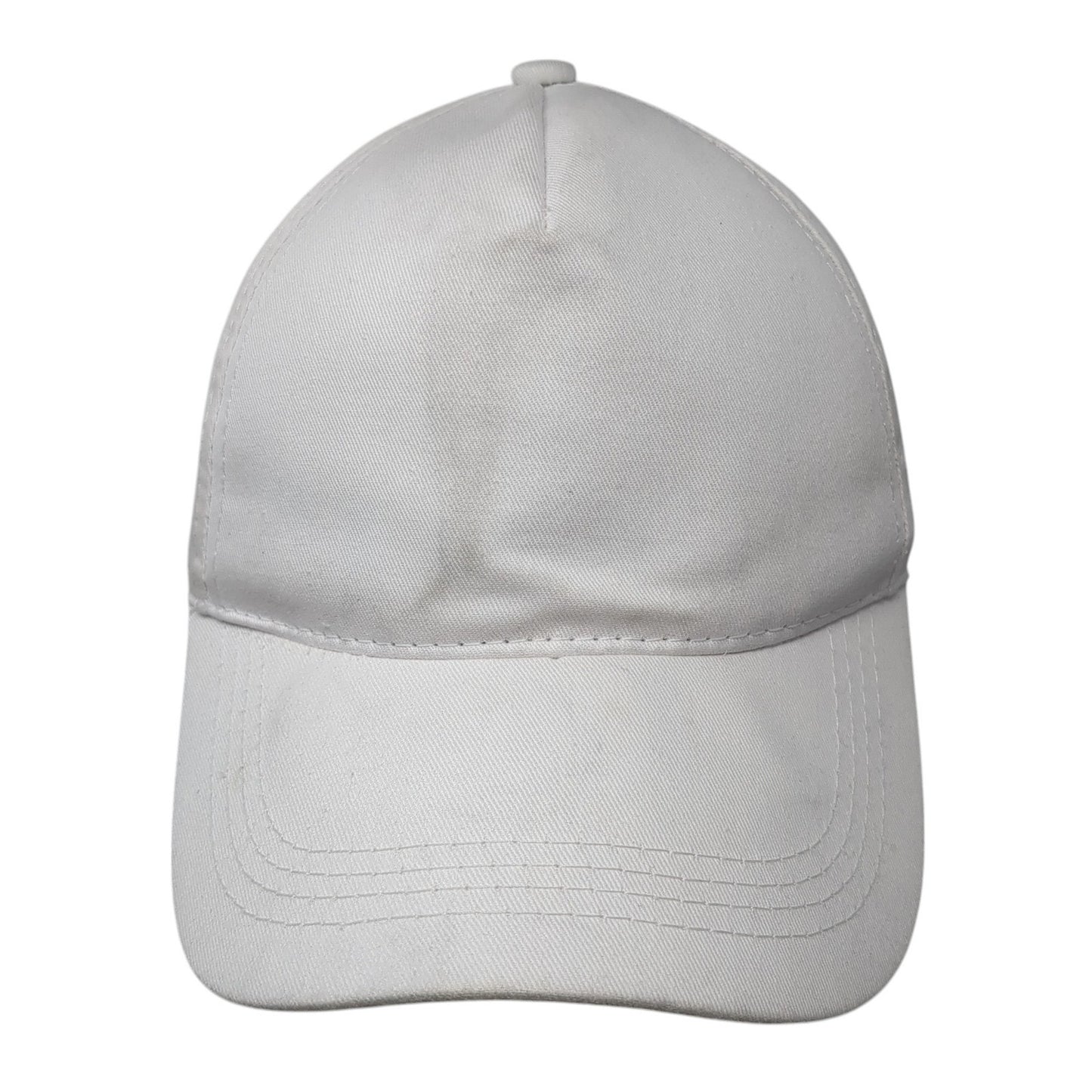 Outdoor Cap Snapback Hat White One Size Adjustable Solid Blank Outdoor