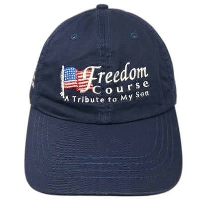 Page & Tuttle Blue Baseball Cap OSFM Freedom Course Falcon Crest Golf Club Hat