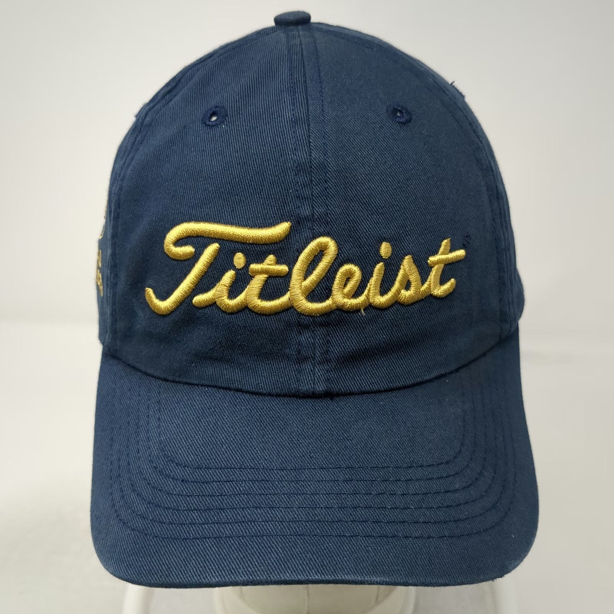 Titleist Baseball Cap Blue One Size PGA 2006 Pro-Officer Gold Embroidery Hat