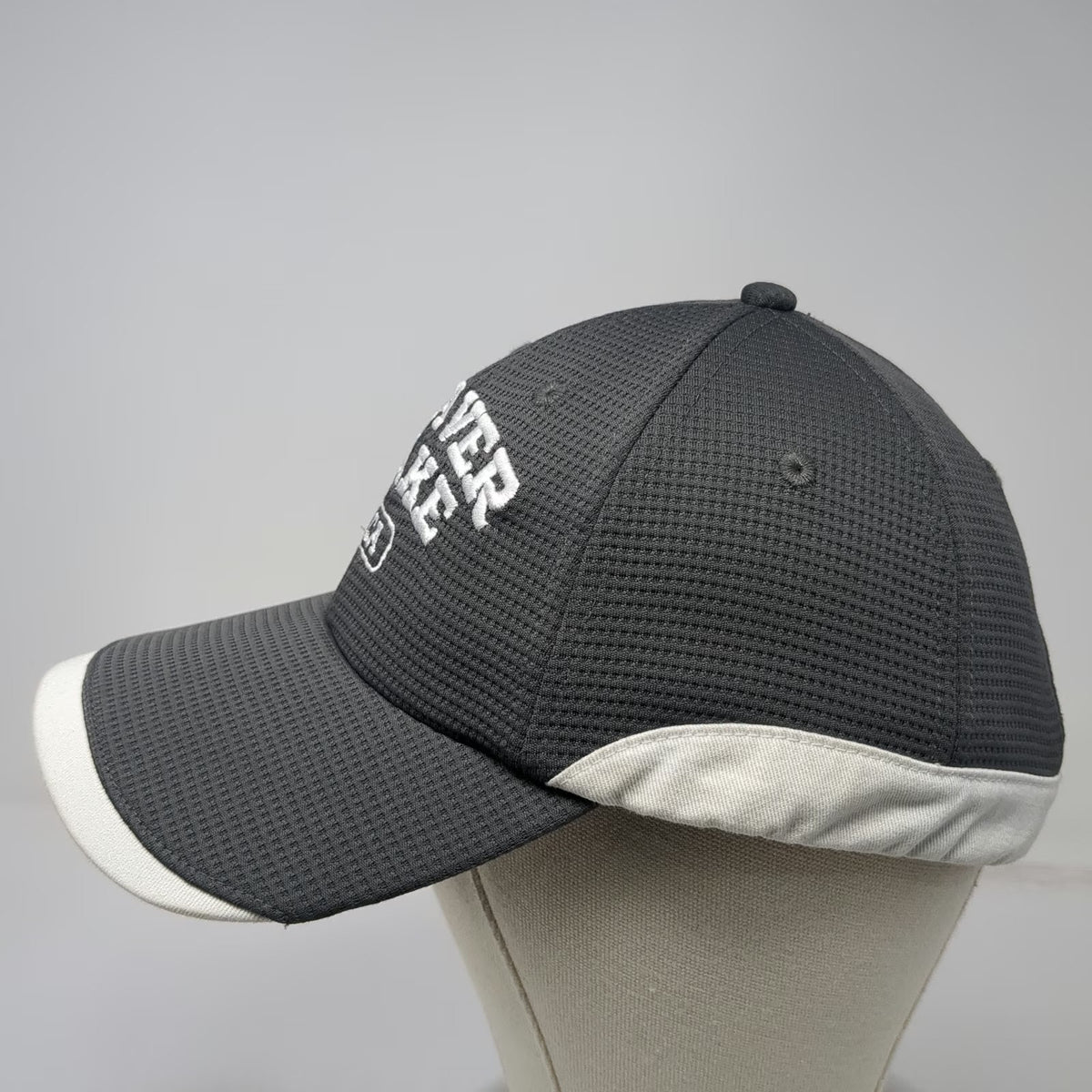 Royal Resortwear Baseball Cap Gray OSFM Shaver Lake CA Textured Strapback Hat