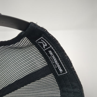 KBear 101 Snapback Trucker Hat Black One Size Mesh Back Richardson